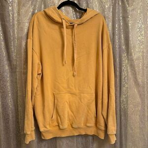 Aerie OFFLINE Oversized Golden Yellow Hoodie Sweatshirt Small
